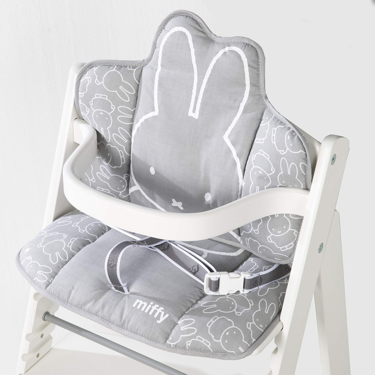 |Resigilat|roba Seat Reducer, High Chair Insert, Miffy Seat Cushion (2-piece set) for Sit Up/Grow Up Step High Chair